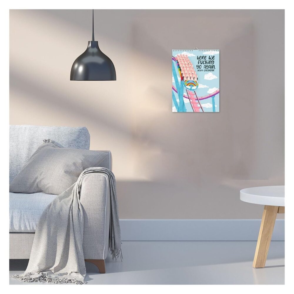 Here We Fucking Go Again 2024 Calendar Beauty Advent Calendar 2024,Funny Hanging 2024 Monthly Calendar Wall Calendar,2024 Calendar 12 Month Planner,Get Ready For A Year，Advent Calendar 2024 - Image 6