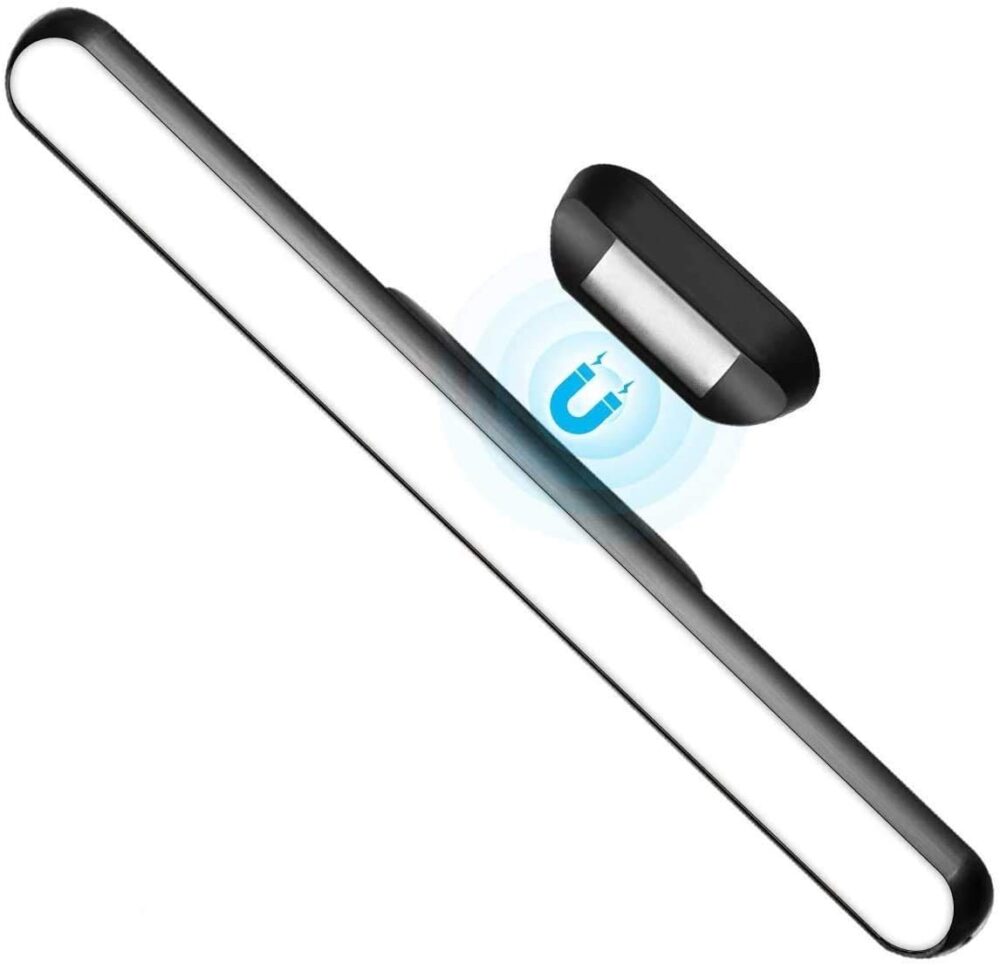 Magnetic Rechargeable Long Battery Life Touch Lamp Stick Magnet Mount for Reading, Closet, Cabinet, Makeup Mirror, Bedside, Study Light