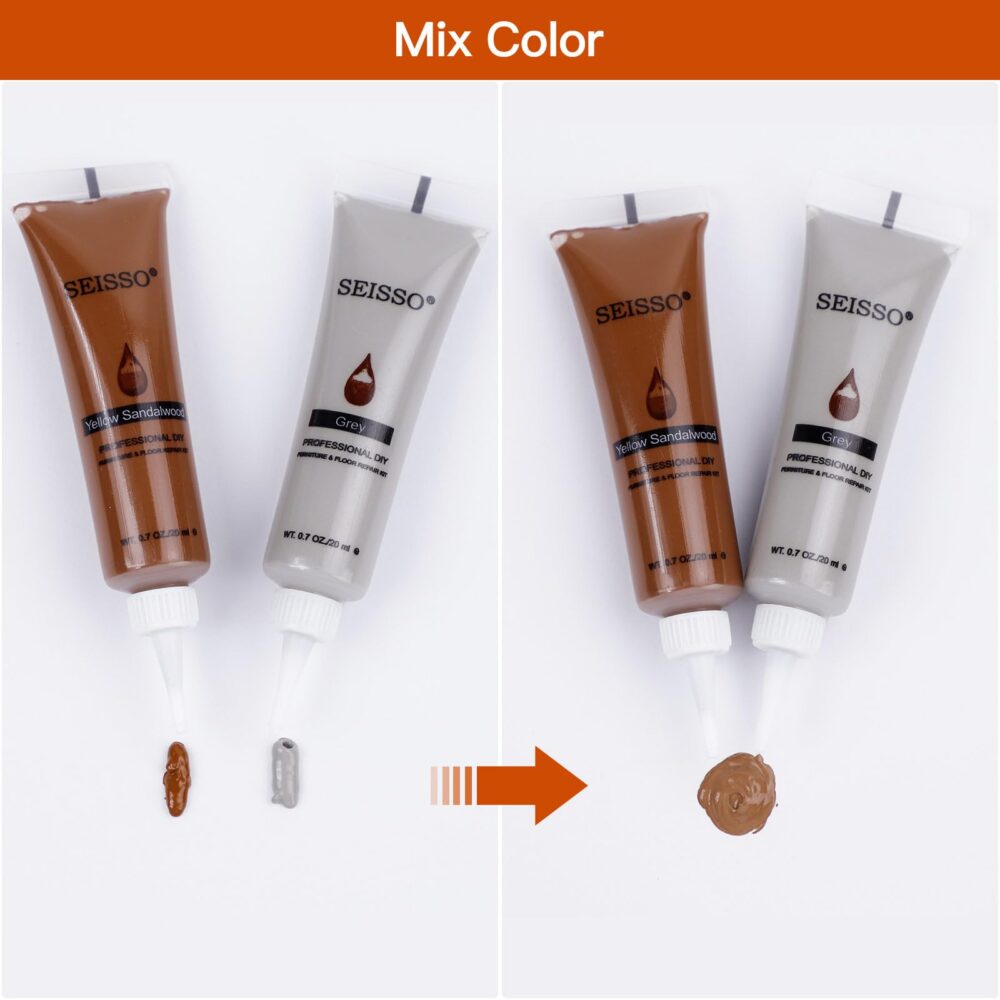 Wood Repair Kit Wood Touch up Paint Restore Any Wood Furniture Wood Stain 12 Colors Cover Surface Scratch - Image 4