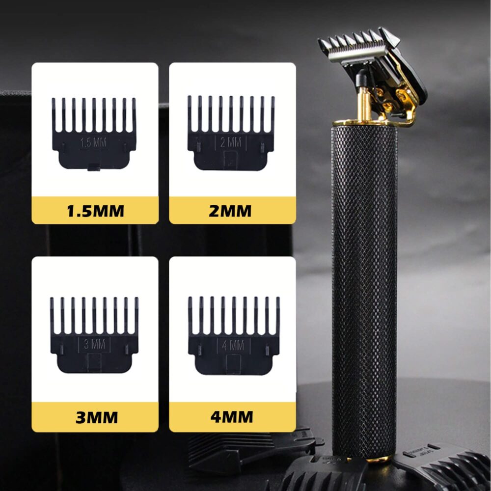 Cordless Hair Clippers for Men Electric Hair Trimmer Rechargeable Beard Trimmer Shaver T Blade Cutting Kit with Guide Combs - Image 12