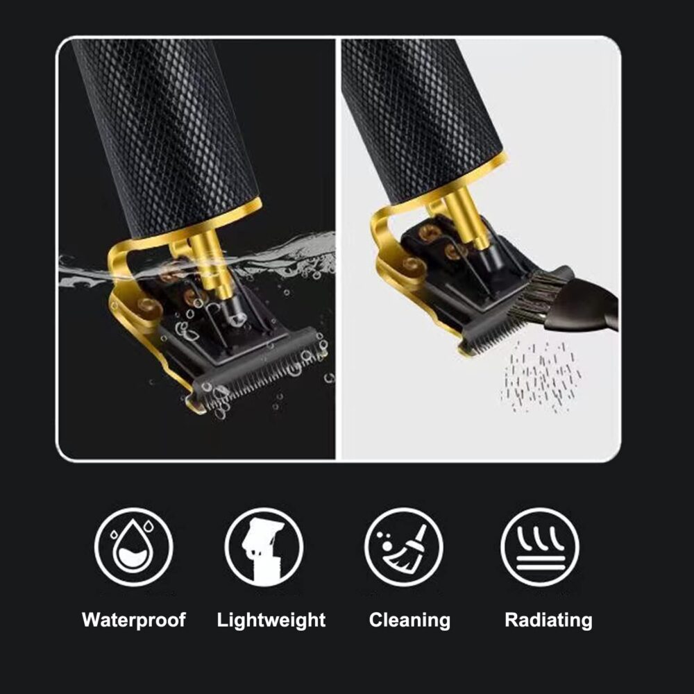 Cordless Hair Clippers for Men Electric Hair Trimmer Rechargeable Beard Trimmer Shaver T Blade Cutting Kit with Guide Combs - Image 15