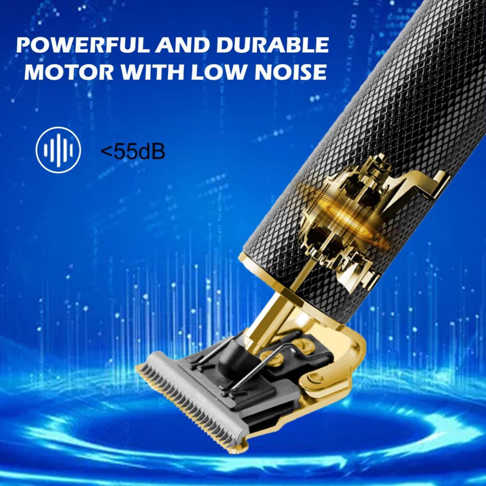Cordless Hair Clippers for Men Electric Hair Trimmer Rechargeable Beard Trimmer Shaver T Blade Cutting Kit with Guide Combs - Image 16