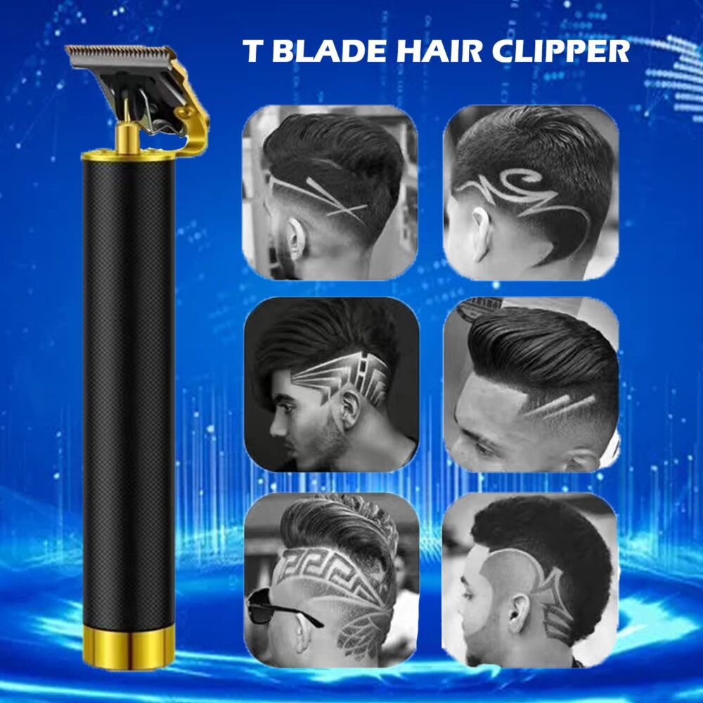 Cordless Hair Clippers for Men Electric Hair Trimmer Rechargeable Beard Trimmer Shaver T Blade Cutting Kit with Guide Combs - Image 17