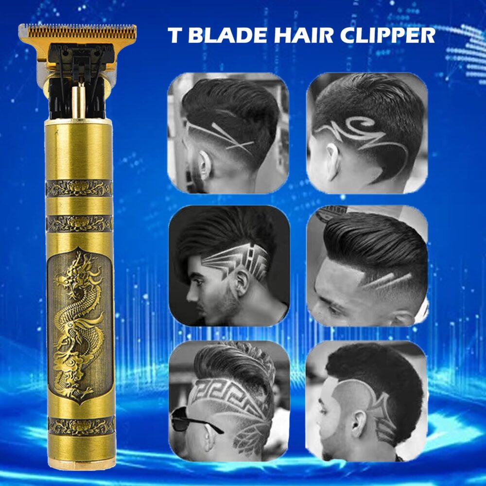 Cordless Hair Clippers for Men Electric Hair Trimmer Rechargeable Beard Trimmer Shaver T Blade Cutting Kit with Guide Combs - Image 24