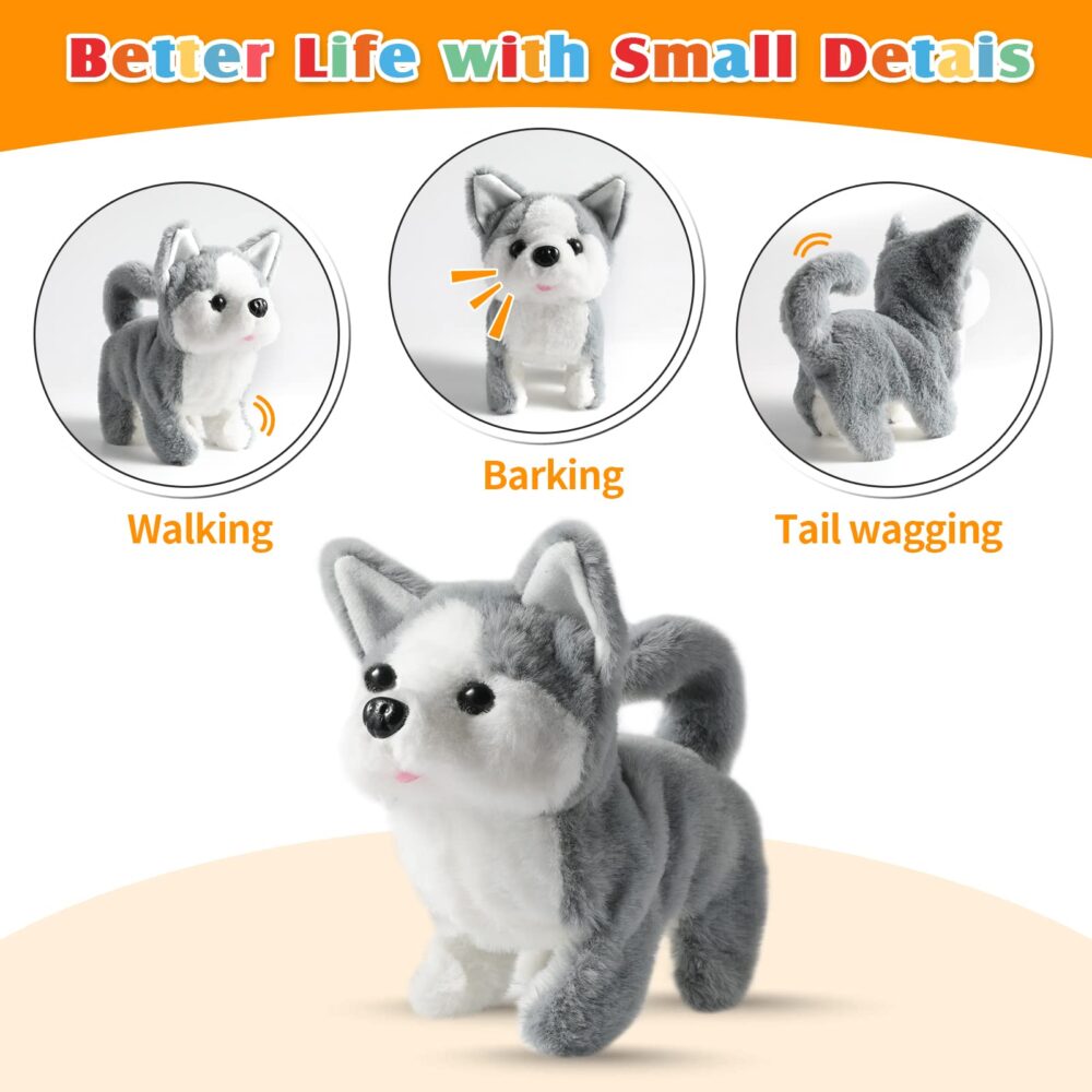 Electronic Interactive Plush Puppy Toy Plush Golden Retriever Toy Puppy Electronic Interactive Dog - Image 4
