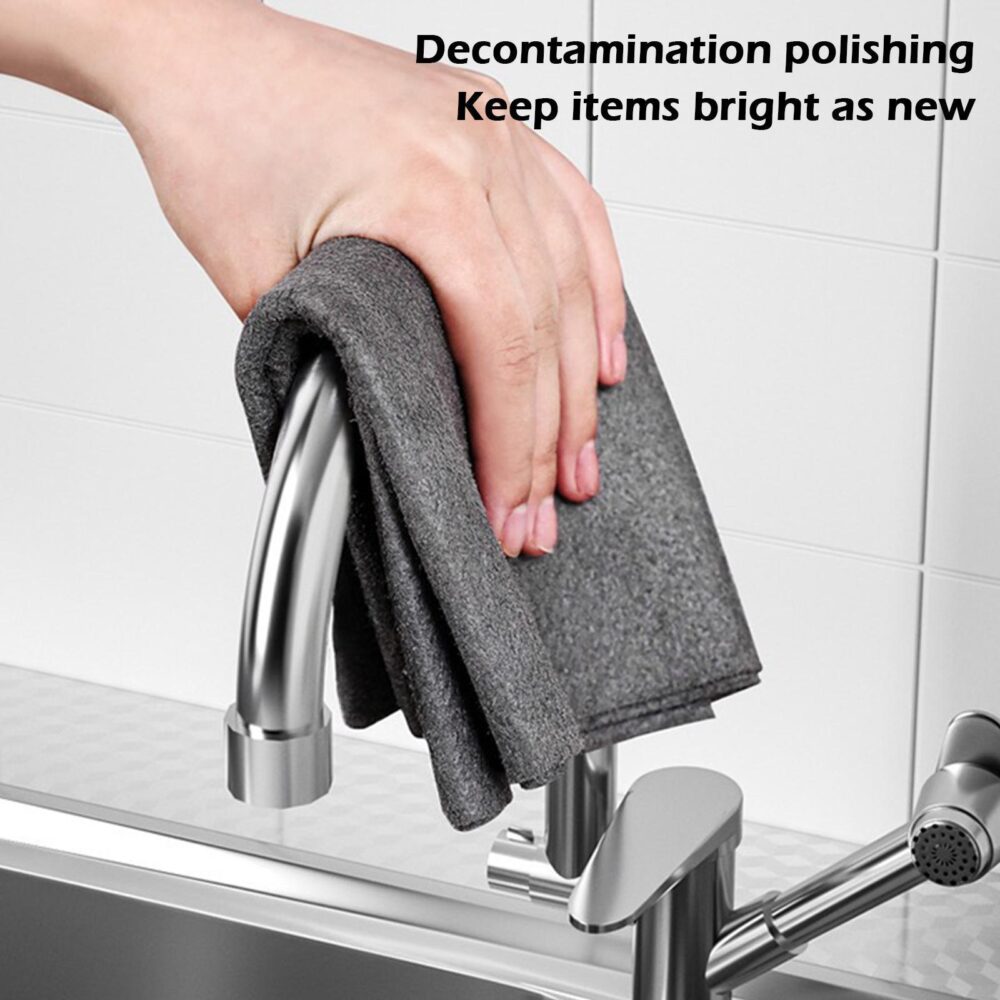 Thickened Magic Cleaning Cloth 5PCS Reusable Microfiber Cleaning Rags for TV, Cars, Windows, Lint Free, Odorless, Machine Washable - Image 18