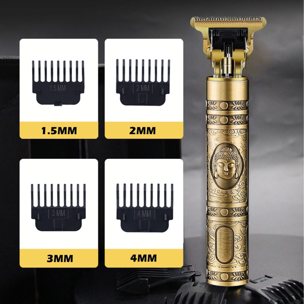 Cordless Hair Clippers for Men Electric Hair Trimmer Rechargeable Beard Trimmer Shaver T Blade Cutting Kit with Guide Combs - Image 4
