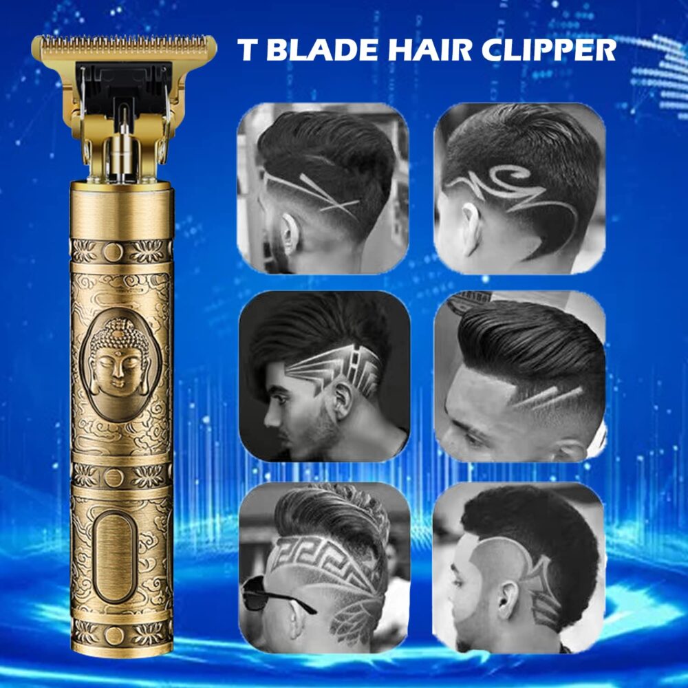 Cordless Hair Clippers for Men Electric Hair Trimmer Rechargeable Beard Trimmer Shaver T Blade Cutting Kit with Guide Combs - Image 7
