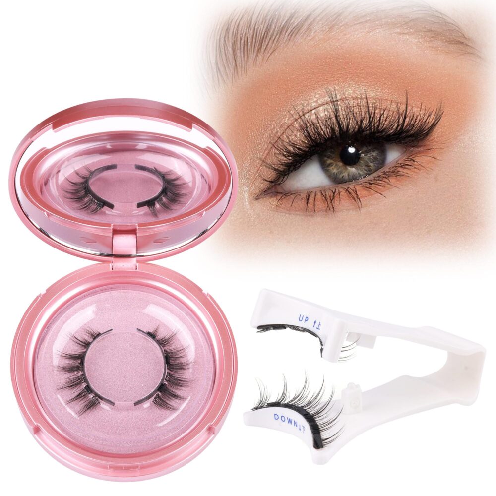 Magnetic Eyelashes with Applicator Wispy Magnetic Lashes Natural Look Reusable Magnetic Eyelashes No Glue Needed Magnetic False Eyelashes Cat Eye Lashes All Dayf - Image 3