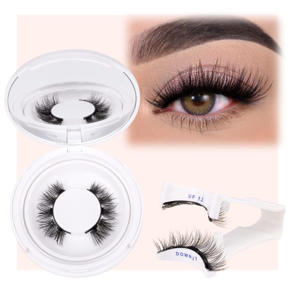 Magnetic Eyelashes with Applicator Wispy Magnetic Lashes Natural Look Reusable Magnetic Eyelashes No Glue Needed Magnetic False Eyelashes Cat Eye Lashes All Dayf - Image 5