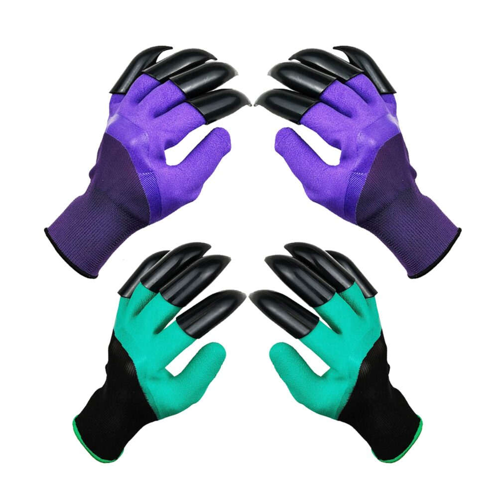 Garden Gloves With Claws Used for Digging and Planting Easily. Safe Gardening Work Gloves for Women & Men