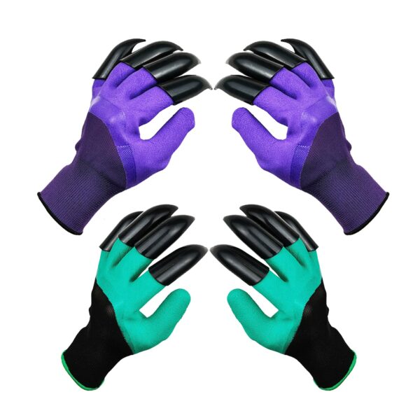 Garden Gloves With Claws Used for Digging and Planting Easily. Safe Gardening Work Gloves for Women & Men