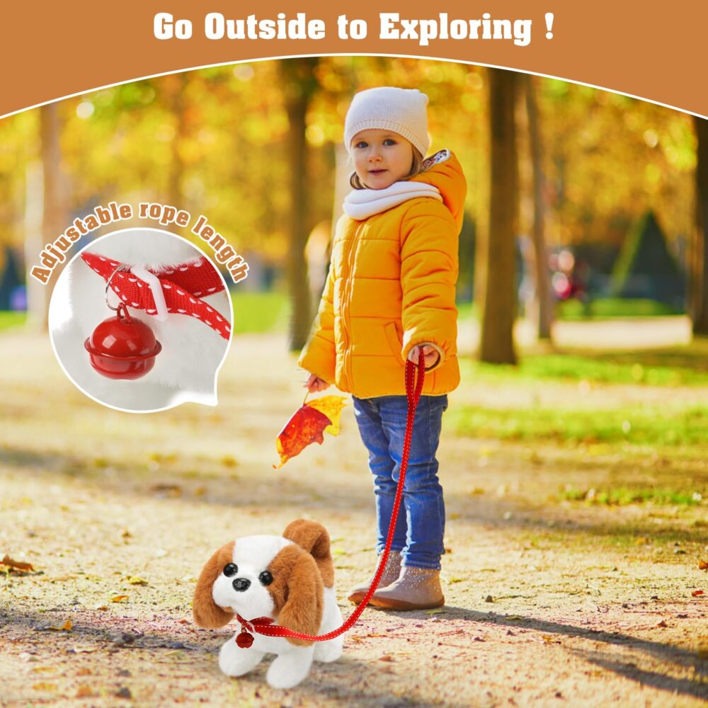Electronic Interactive Plush Puppy Toy Plush Golden Retriever Toy Puppy Electronic Interactive Dog - Image 11