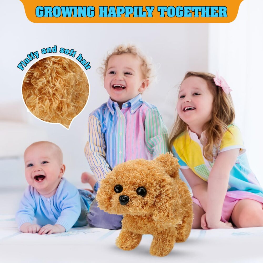 Electronic Interactive Plush Puppy Toy Plush Golden Retriever Toy Puppy Electronic Interactive Dog - Image 19