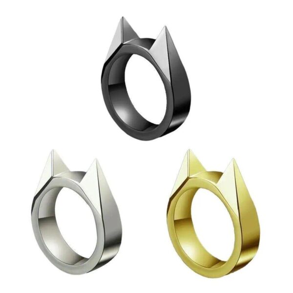 Trendy Animal Ring Vintage Spark Armor Guardian Ring Defender Cat's Ear Movies