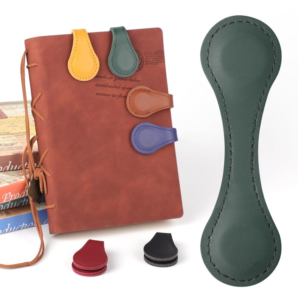 Leather Magnetic Bookmark Personalized Vintage Bookmarks for Reading, Book Mark, Book Accessories Gifts - Image 3