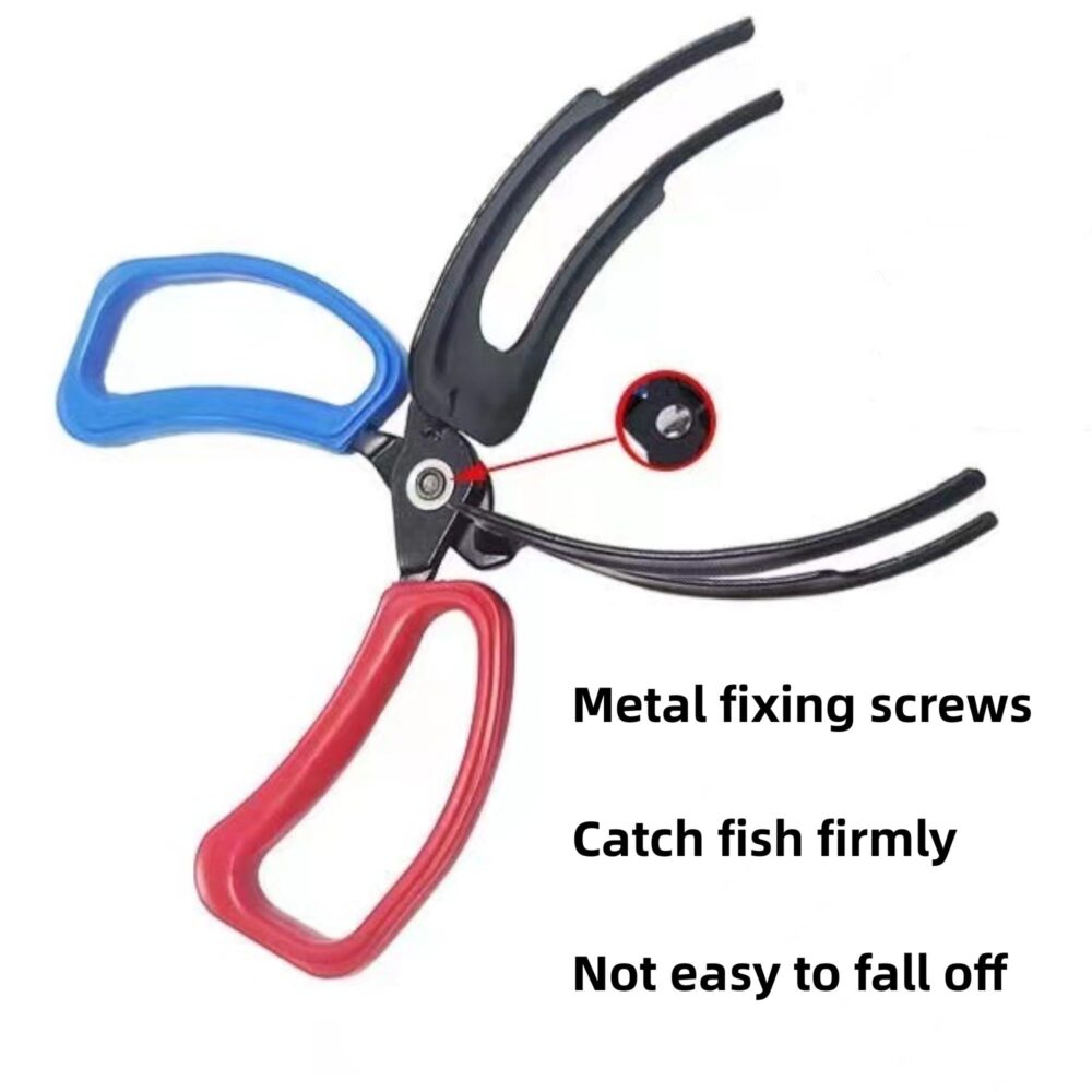 Upgrade 3 Claw Fish Gripper Fishing Pliers Gripper Metal Fish Control Clamp Claw, Eagle Claw Fish Gripper, Metal Fishing Pliers Gripper Control Clamp Waterproof Fish Grip Tackle Tool Control Forceps - Image 2