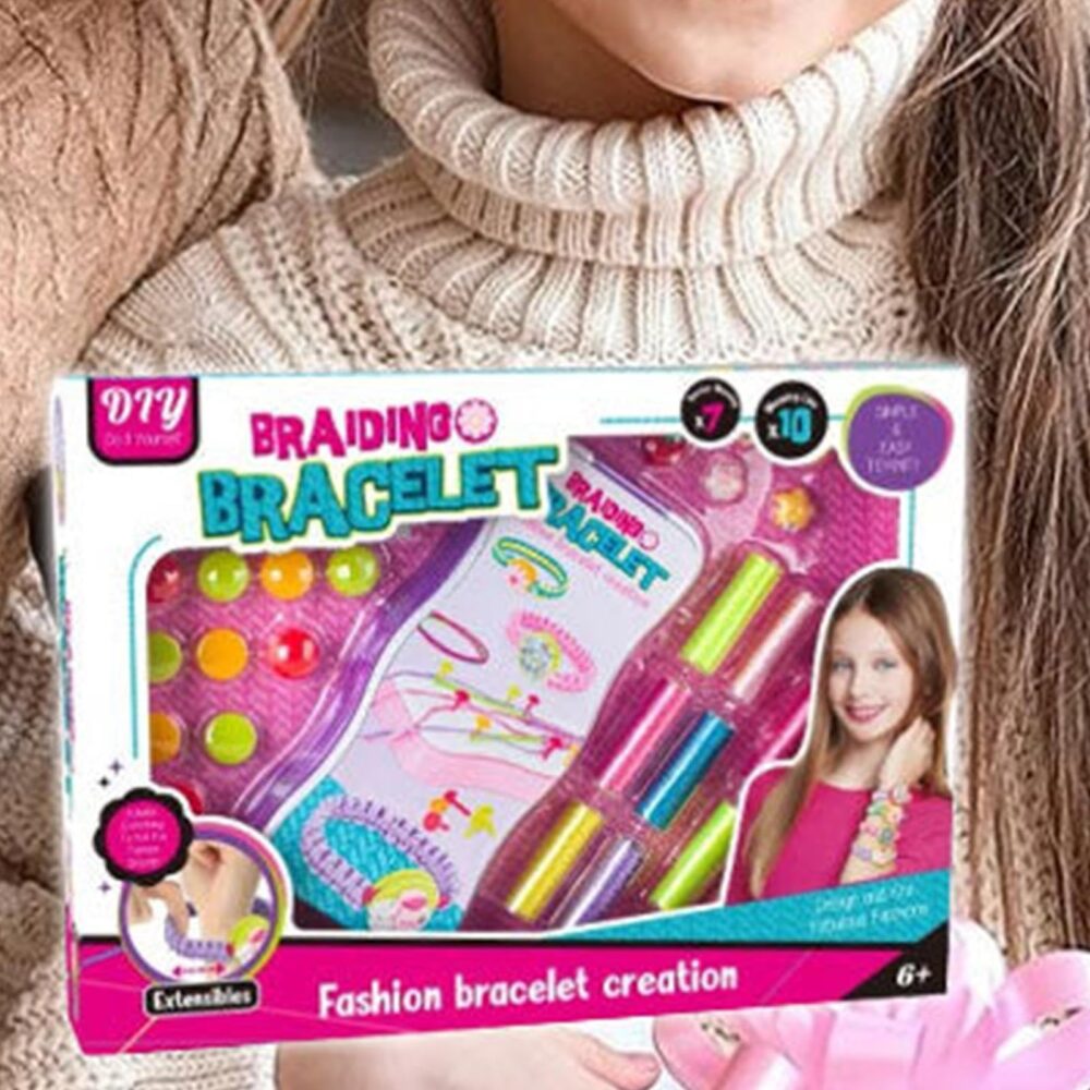 Bracelet Maker Kit Girls and Children's Braider Kit, Girls' Friendship Braider and Bracelet Maker for Children, Kids, Girls - Image 2