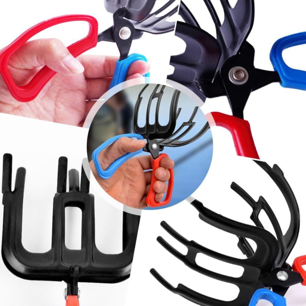 Upgrade 3 Claw Fish Gripper Fishing Pliers Gripper Metal Fish Control Clamp Claw, Eagle Claw Fish Gripper, Metal Fishing Pliers Gripper Control Clamp Waterproof Fish Grip Tackle Tool Control Forceps - Image 5
