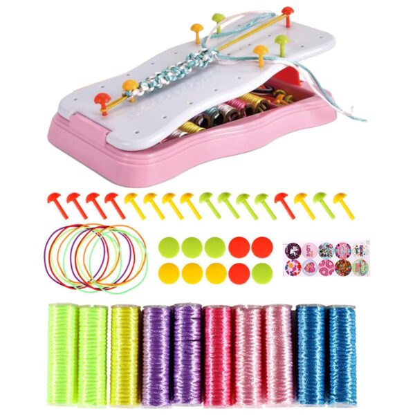 Bracelet Maker Kit Girls and Children's Braider Kit, Girls' Friendship Braider and Bracelet Maker for Children, Kids, Girls