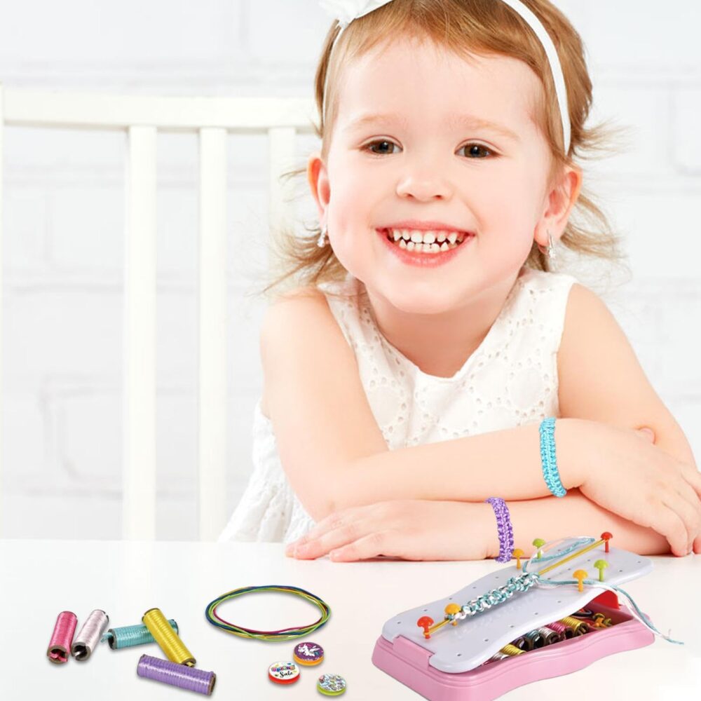 Bracelet Maker Kit Girls and Children's Braider Kit, Girls' Friendship Braider and Bracelet Maker for Children, Kids, Girls - Image 4