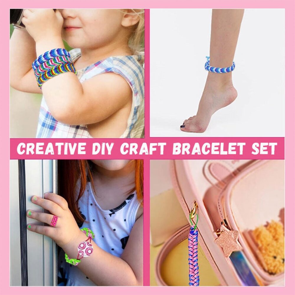 Bracelet Maker Kit Girls and Children's Braider Kit, Girls' Friendship Braider and Bracelet Maker for Children, Kids, Girls - Image 9