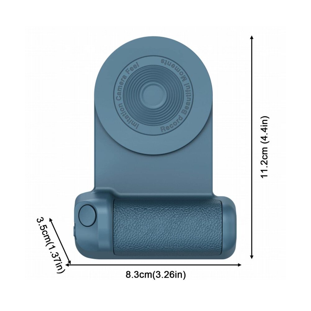 Magnetic Camera Handle Bluetooth Bracket Smartphone Handle Photo Holder Wireless Charging Stand Phone Hand Grip with Magsafe Bluetooth Wireless Remote Control for Video Photo Shooting - Image 9