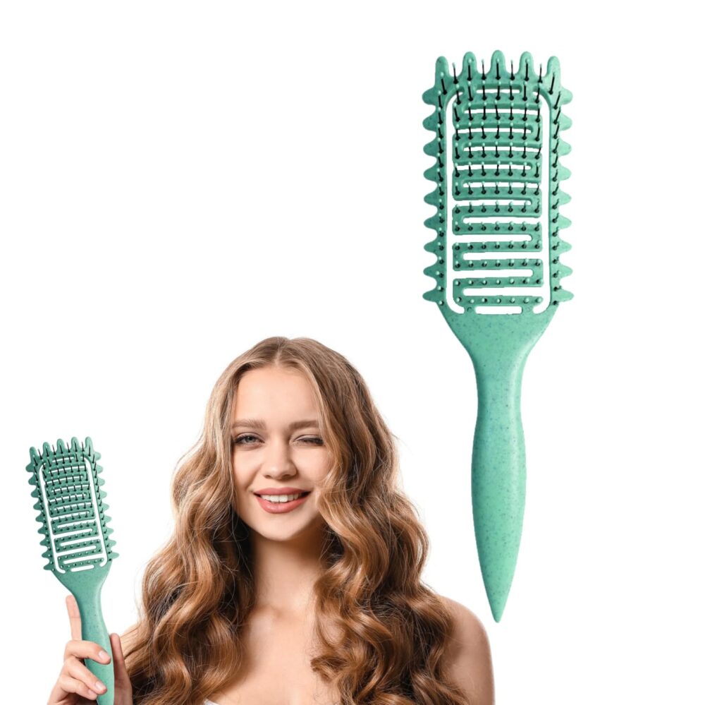 Curl Defining Brush 2024 Best Curl Define Styling Brush for Curly Hair, Curly Hair Brush, Vented Hair Brush, Shaping and Defining Curls for Women