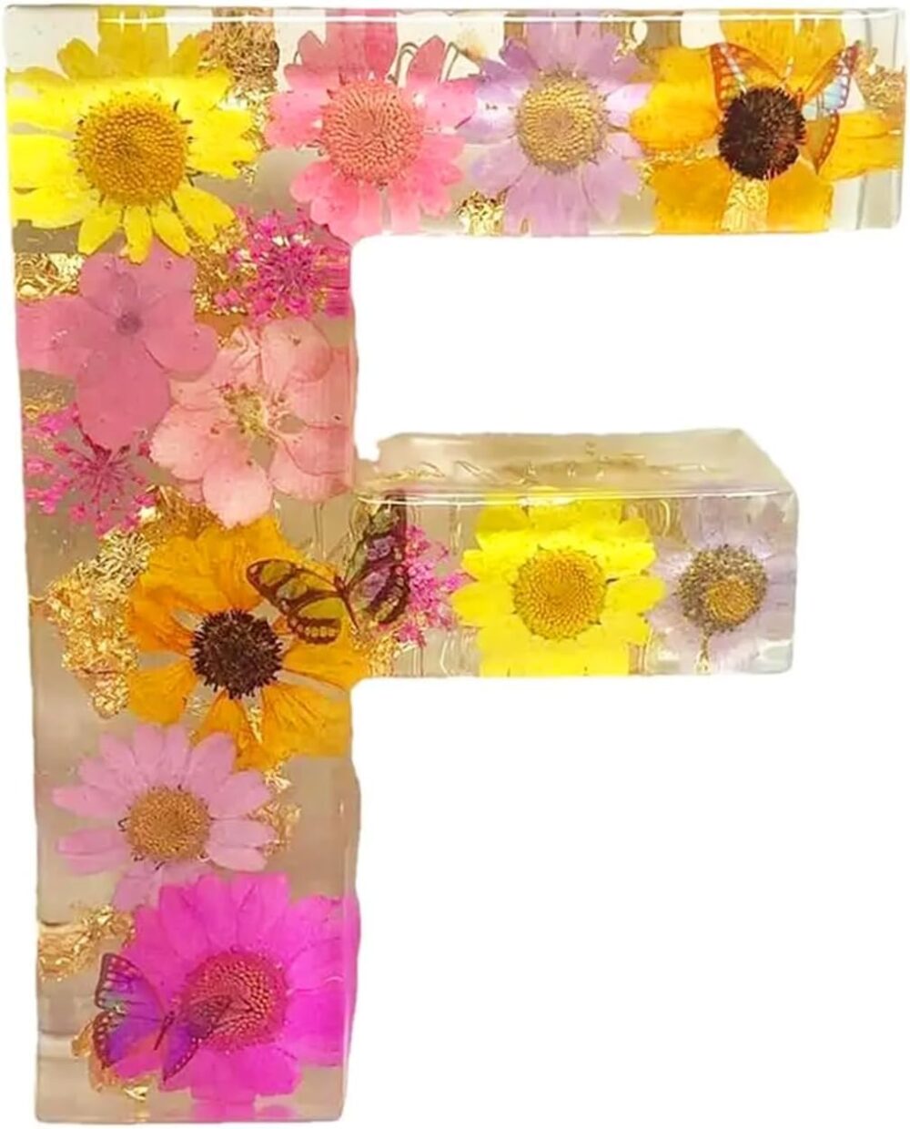 Floral Resin Night Light Embossed Resin Letters with LED Lights, 2024 New Illuminated Letter Signs - Image 18