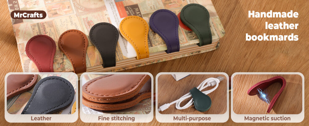 Leather Magnetic Bookmark Personalized Vintage Bookmarks for Reading, Book Mark, Book Accessories Gifts - Image 14