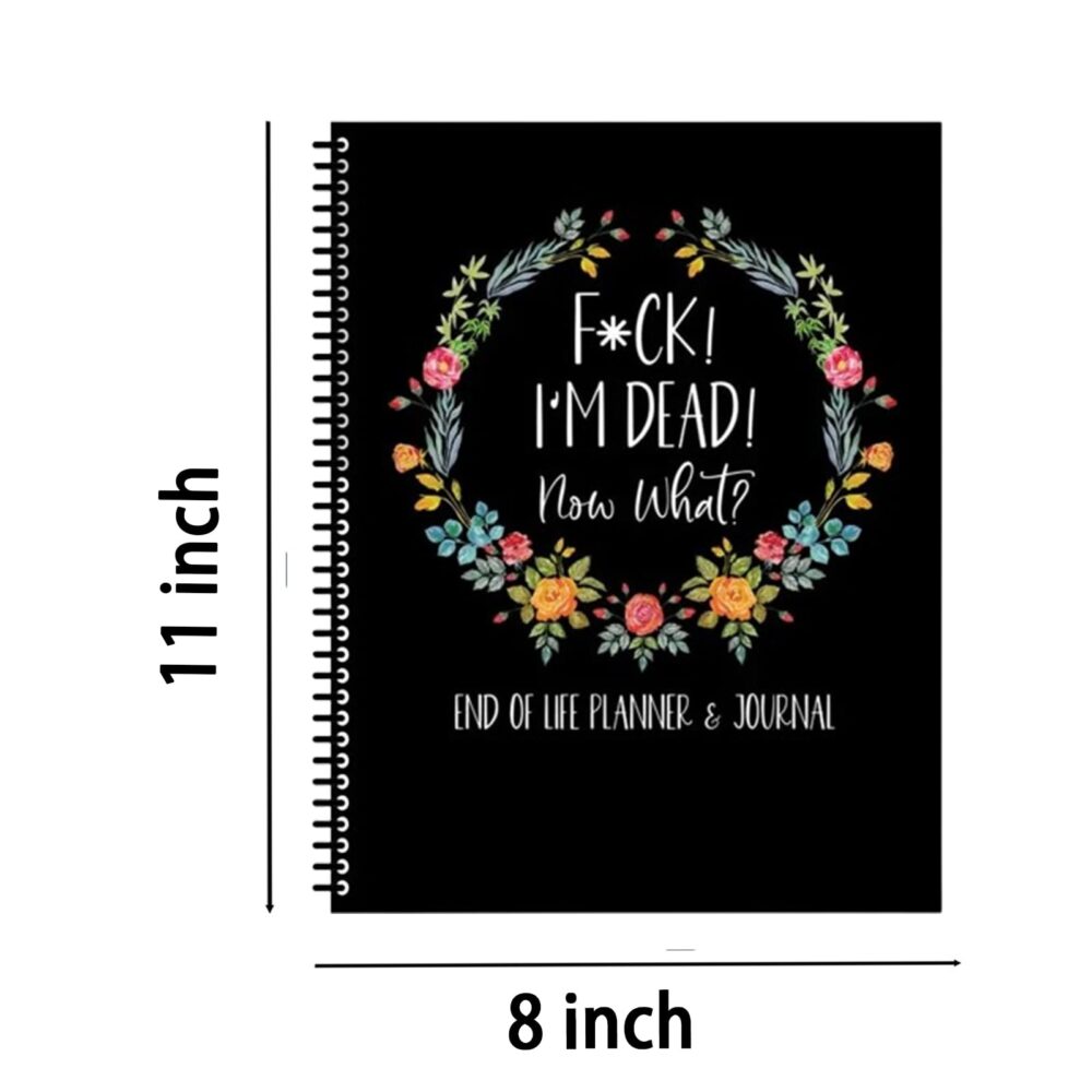 Ultimate End-of-Life Organizer and Planner Fuck I'M Dead, End Of Life Planner Notebook,When I Die Planner and Final Wishes Notebook Guided Final Arrangements,I'M Dead now What Book Planner - Image 9