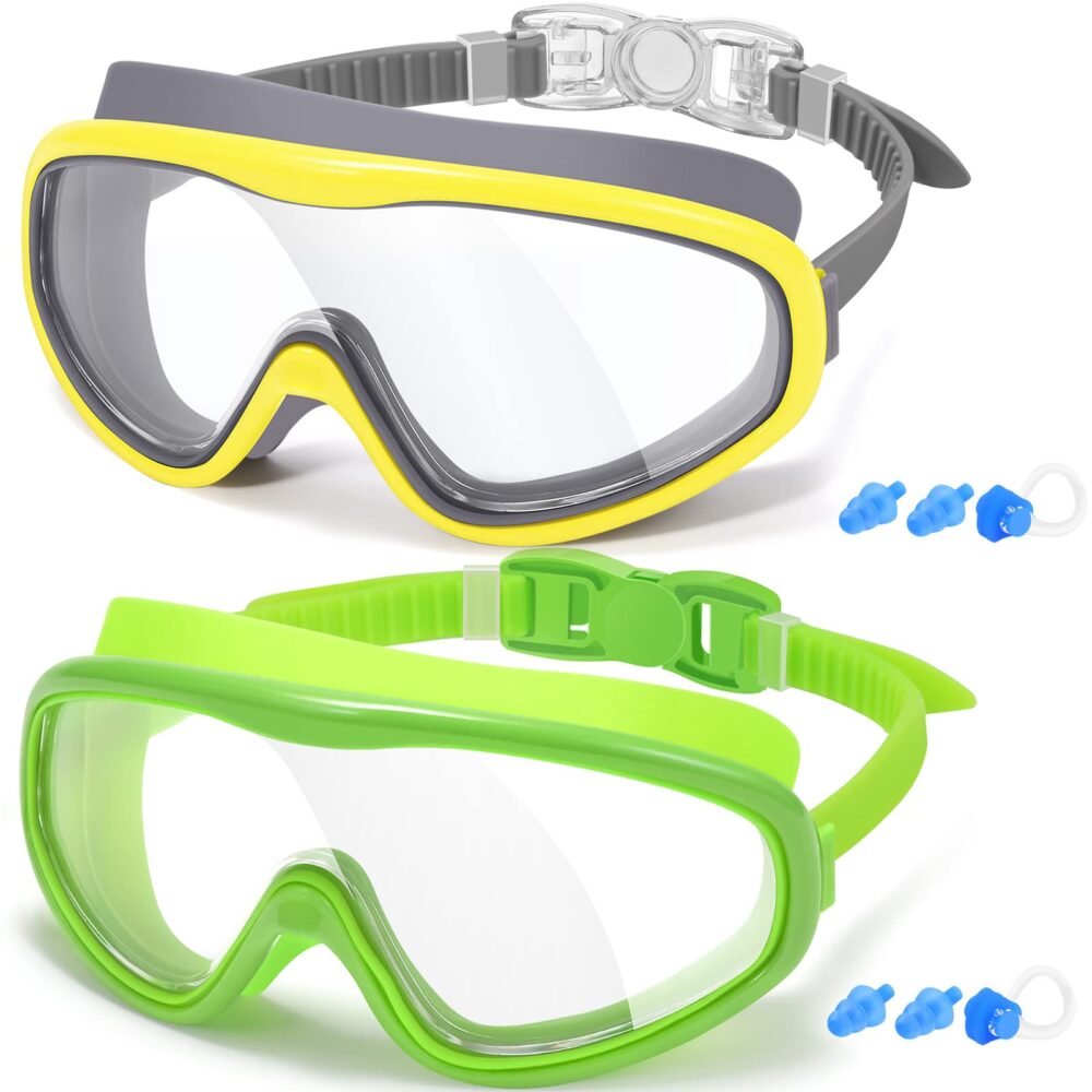 Braylin Adult Swim Goggles, Wide View Swim Goggles for Men Women Youth Teen, Anti-Fog & UV , Over 15 - Image 13