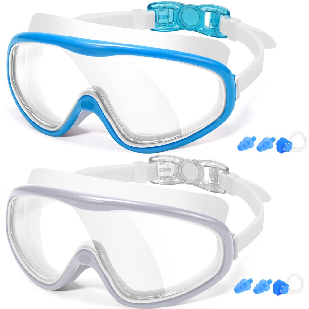Braylin Adult Swim Goggles, Wide View Swim Goggles for Men Women Youth Teen, Anti-Fog & UV , Over 15 - Image 15