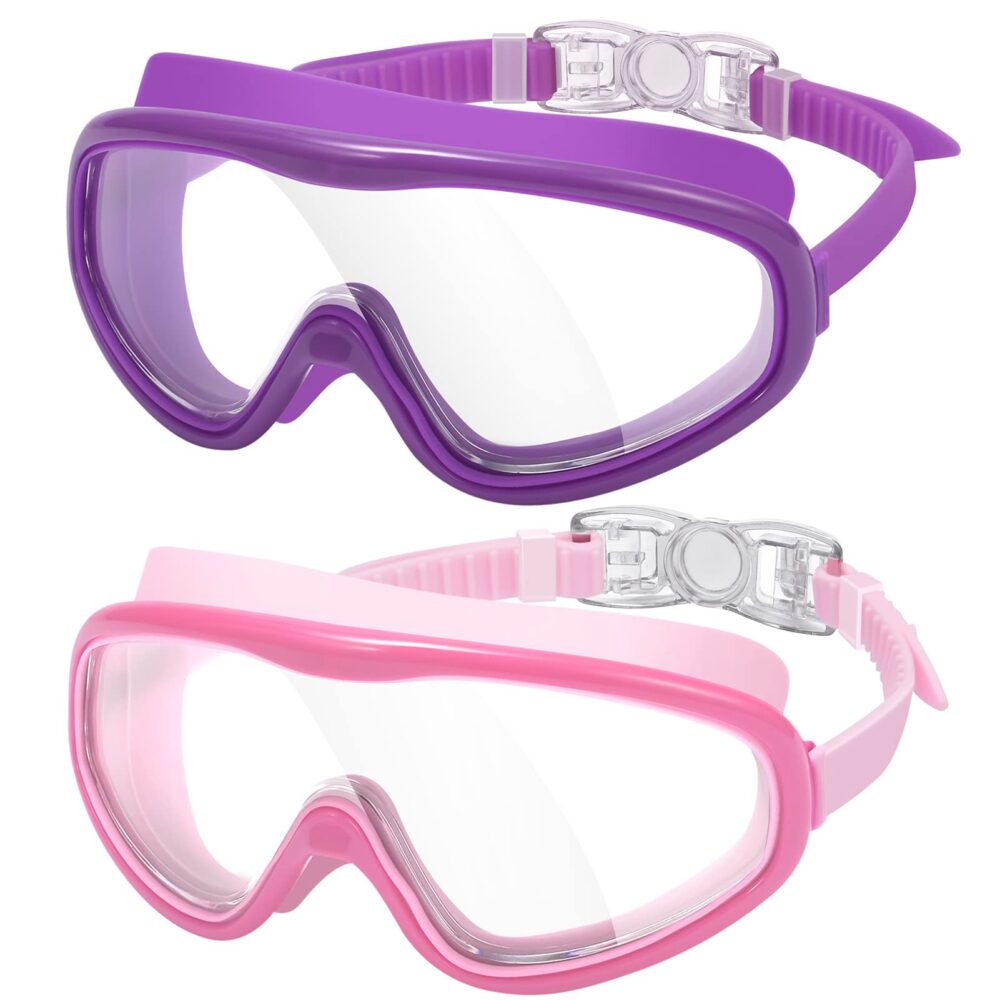 Braylin Adult Swim Goggles, Wide View Swim Goggles for Men Women Youth Teen, Anti-Fog & UV , Over 15 - Image 17