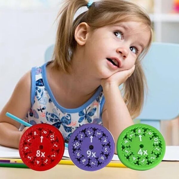 Math Fidget Spinners, Math Facts Fidget Spinners, Math Fact Fidget Spinner, Number Fidget Spinner, Round Math Fidget Spinner Children Counting Toys Learning Early Education