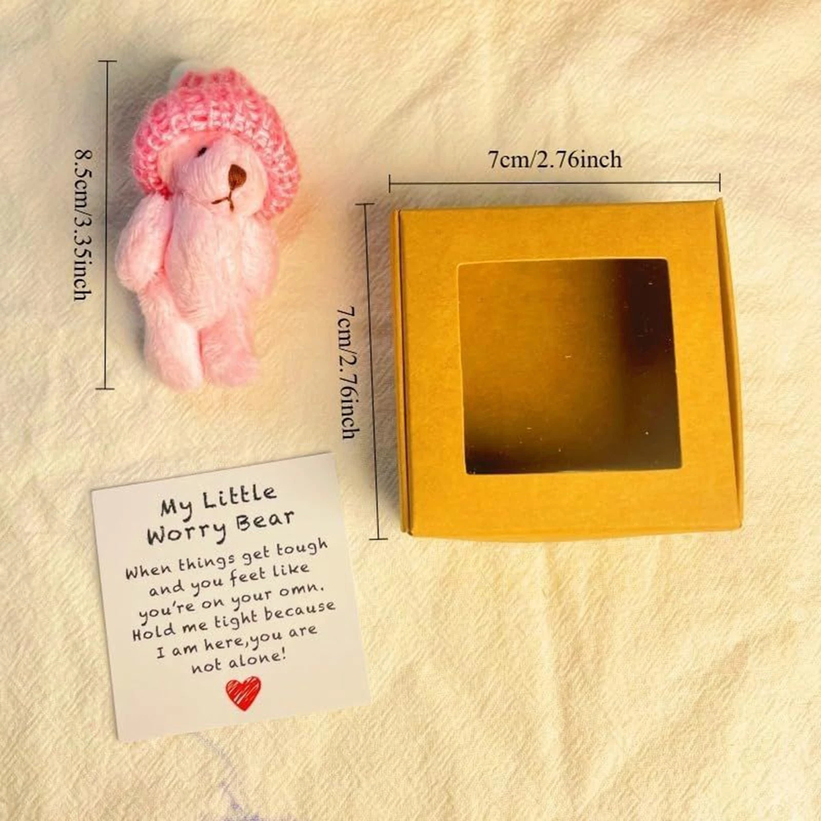 🎁Handmade Mini Plush Teddy Bear in Box - Image 12