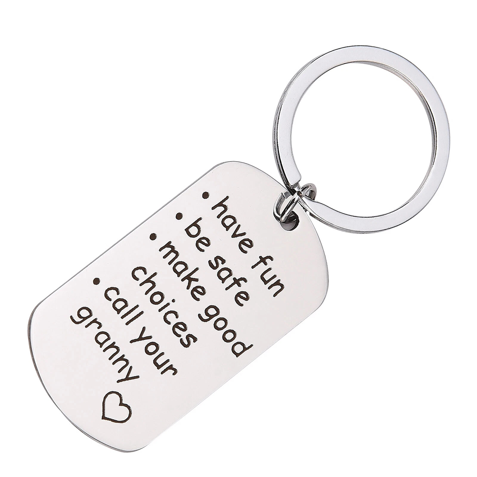 Have Fun, Be Safe, Make Good Choices and Call Your Grandma/Grandpa Keychain - Image 12