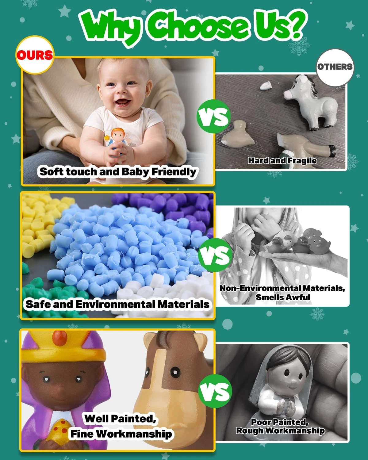 🏆#1 Bestselling - 2025 Nativity Advent Calendar (25pcs) 💯NONTOXIC & ODORLESS - Image 6