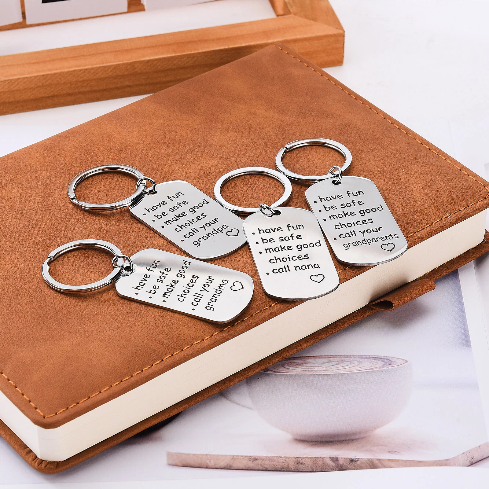 Have Fun, Be Safe, Make Good Choices and Call Your Grandma/Grandpa Keychain - Image 15