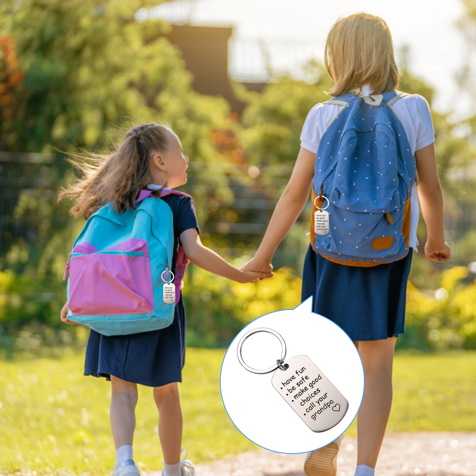 Have Fun, Be Safe, Make Good Choices and Call Your Grandma/Grandpa Keychain - Image 16