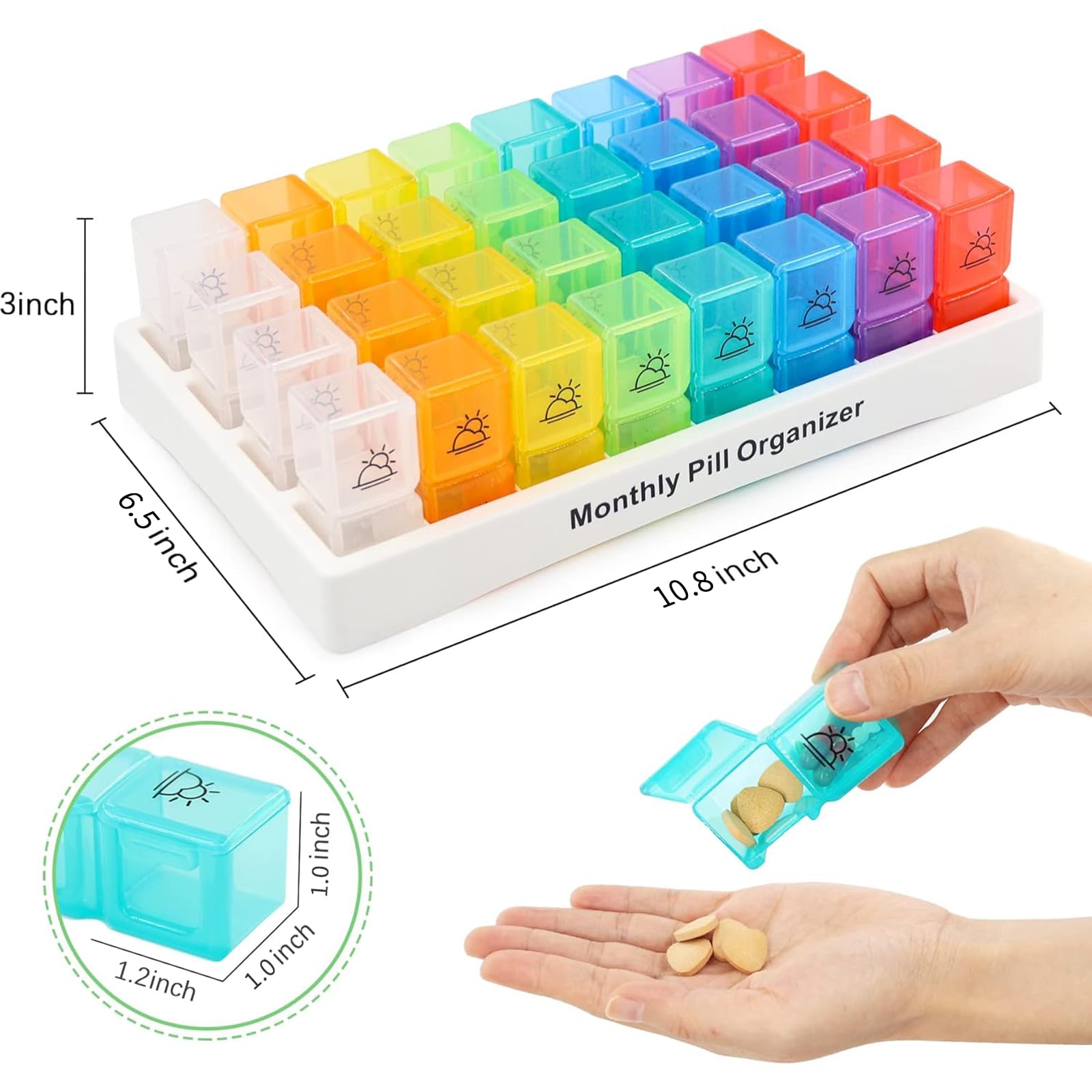 Monthly Pill Organizer Storage - Image 3